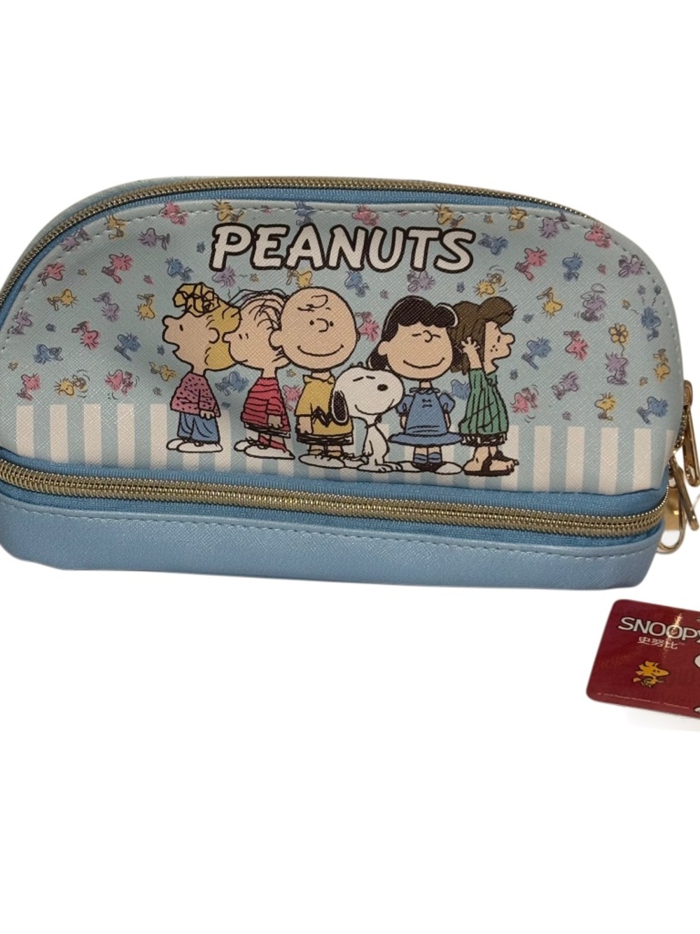 Peanuts Snoopy and Gang Makeup Bag Claw Machine Prize NWT